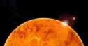 3d illustration Venus isolated on a black background with phosphine.The phosphorus was detected in the atmosphere of Venus. And indicators of possible life.This element of this image by NASA