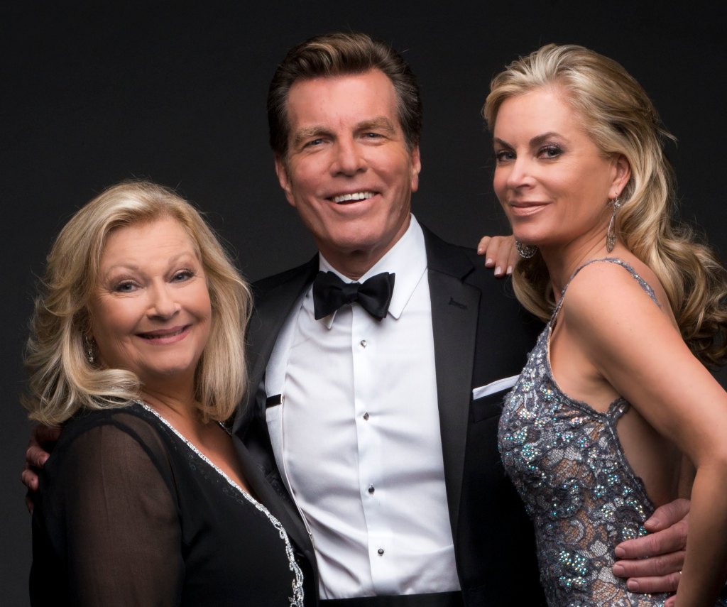 Beth Maitland with her Y&R costars Peter Bergman and Eileen Davidson