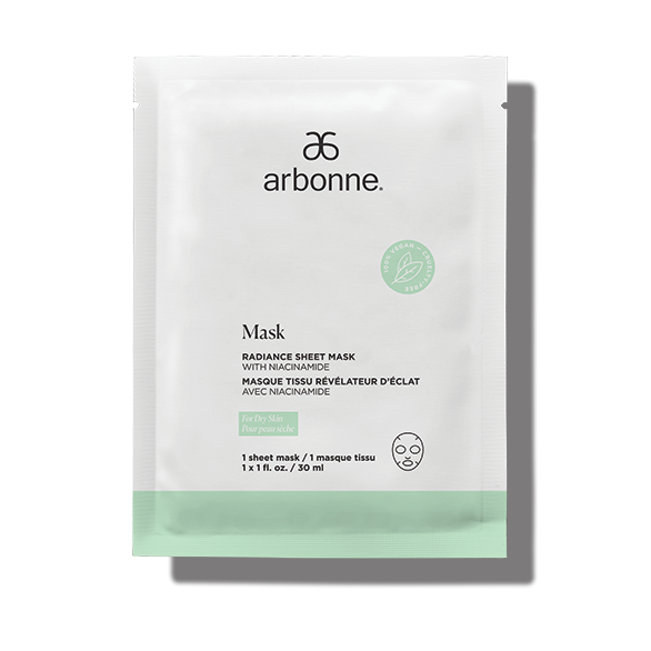 Arbonne Radiance Sheet Mask with Niacinamide