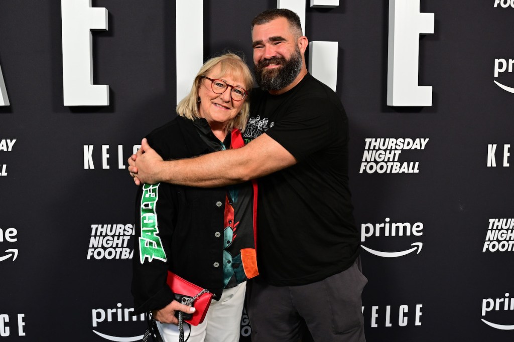Donna and Jason Kelce in 2023 Mama Kelce advice
