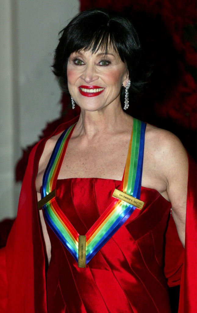 Chita Rivera at the Kennedy Center Honors in 2002