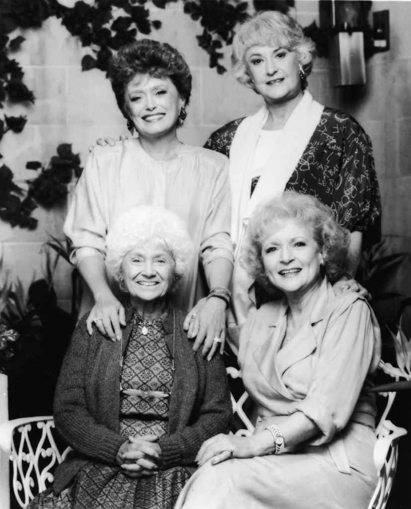 'The Golden Girls' cast (clockwise from top left: Rue McClanahan, Bea Arthur, Betty White, and Estelle Getty) in 1985 Funniest Sitcom Episodes
