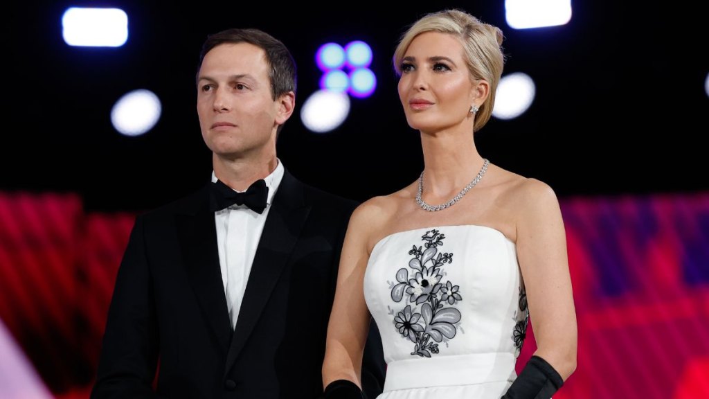 Jared Kushner and Ivanka Trump at the 2025 presidential inaugural ball