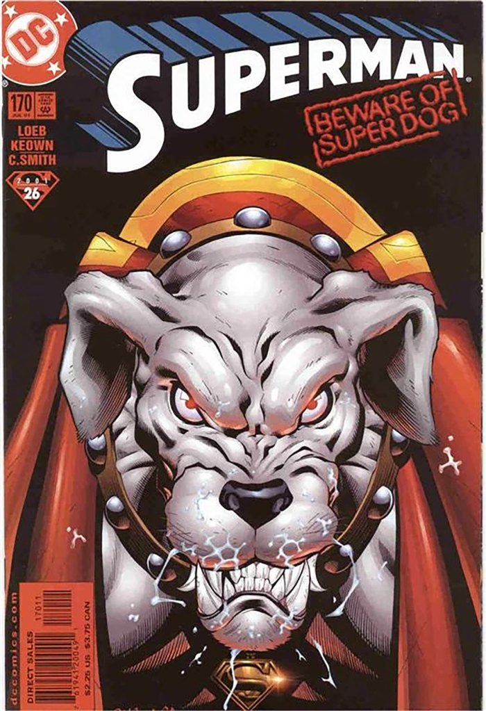 The cover of Superman Vol. 2, issue number 170