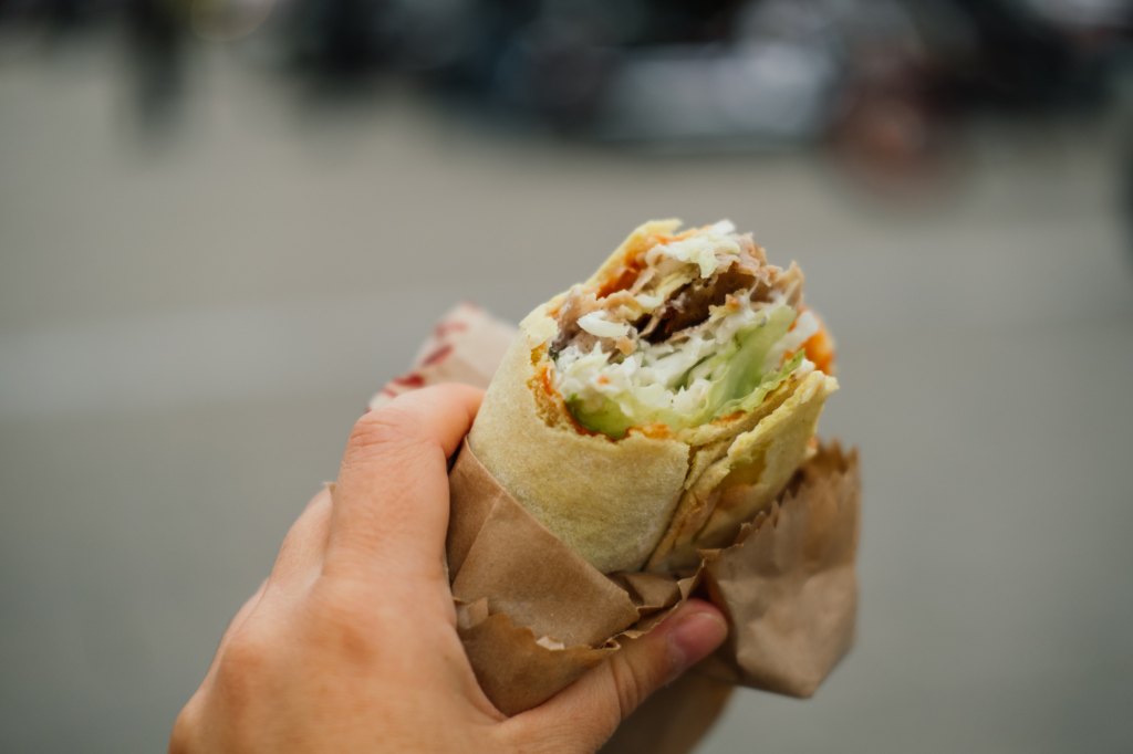 cheesy dipping burrito from the Taco Bell new menu
