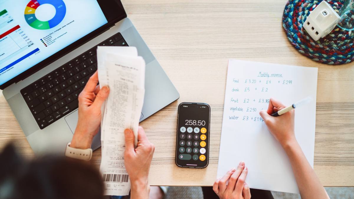 People creating a budget