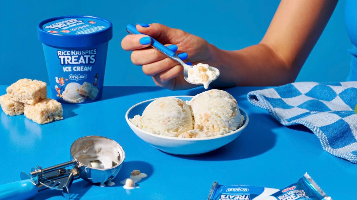 Rice Krispies Ice Cream