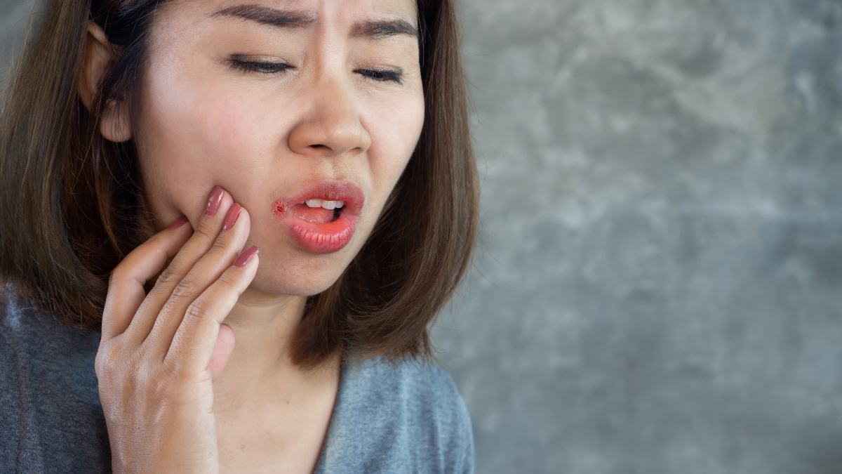 sore in corner of mouth