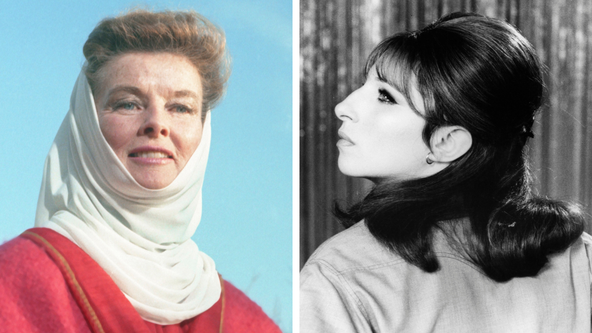 Katharine Hepburn in The Lion in Winter, 1968 ; Barbra Streisand in Funny Girl, 1968