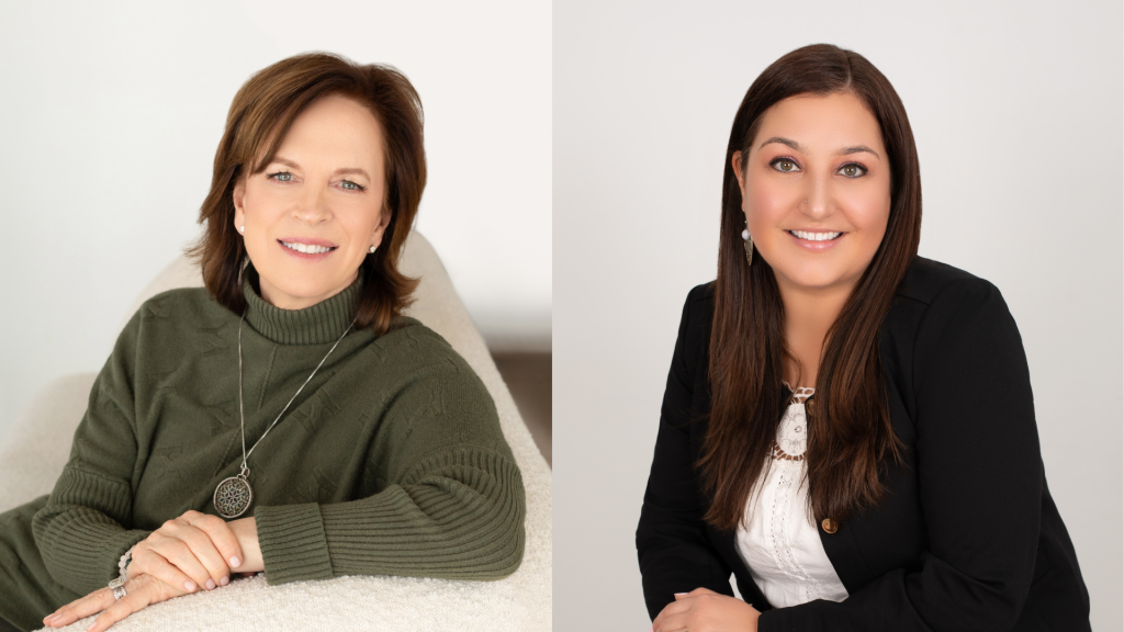 Dena Anderson and Maureen Pechacek