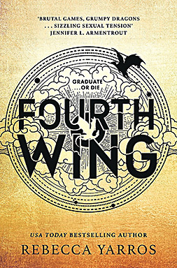 Fourth Wing by Rebecca Yarros  (best romantasy books)