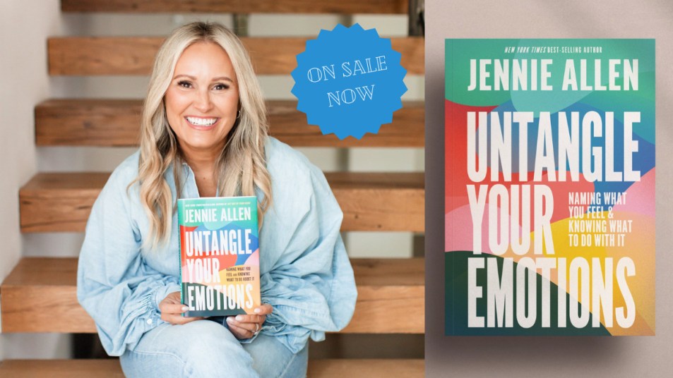 Jennie Allen and Untangle Your Emotions book