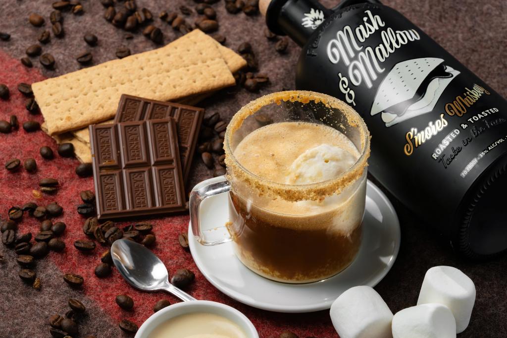 "Love You S’more" affogato as part of a roundup of Valentine's Day cocktails