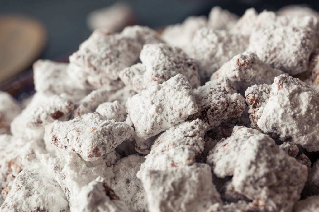 close up of Muddy Buddies or Puppy Chow