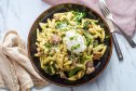 Pasta with sausage and broccoli rabe