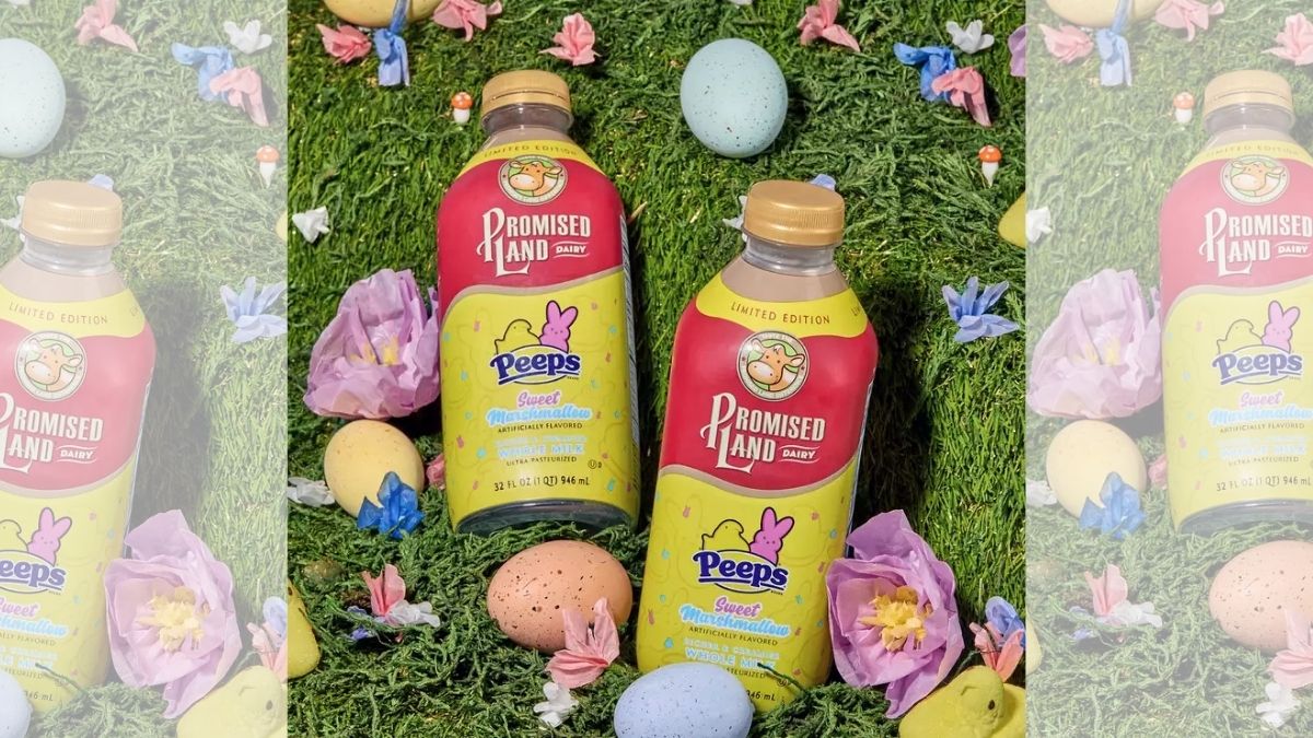 New Peeps x Promised Land Dairy Sweet Marshmallow Milk