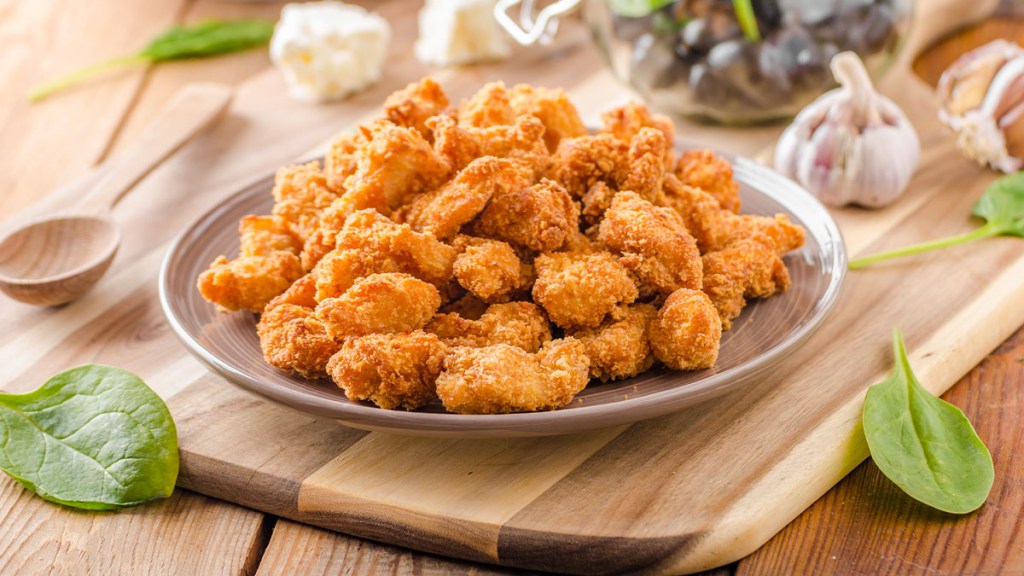 Plate of carnivore chicken nuggets 