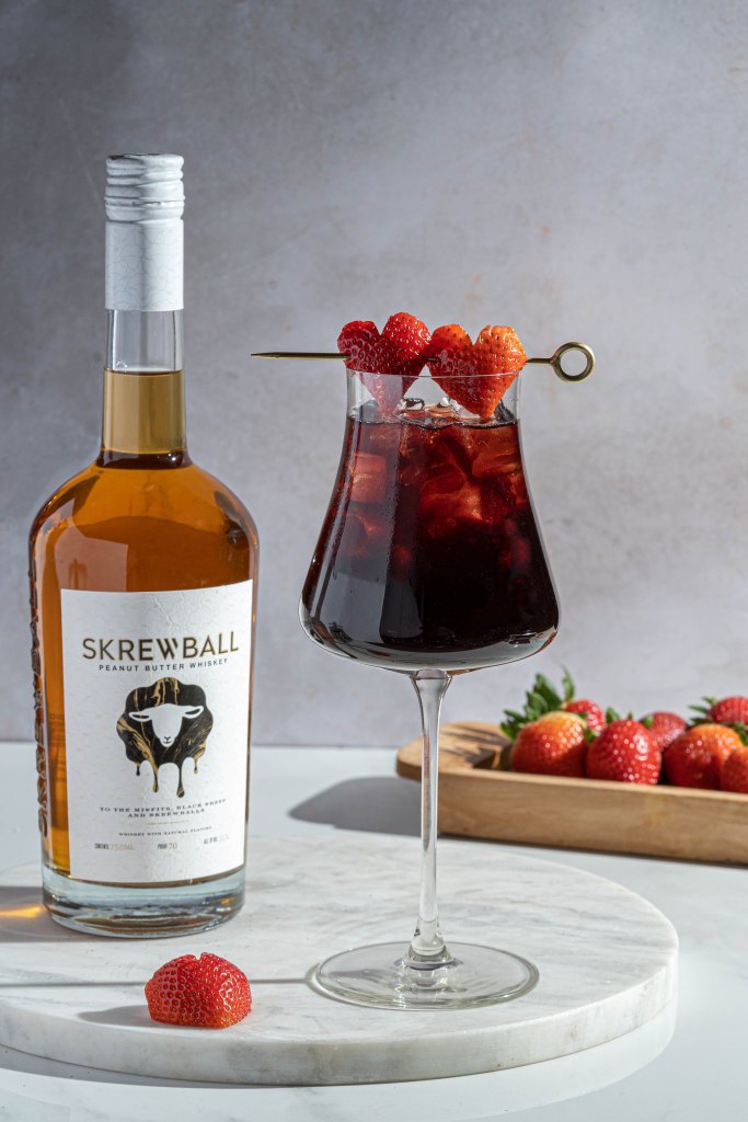 "Mi Amore" whiskey drink as part of a roundup of Valentine's Day cocktails