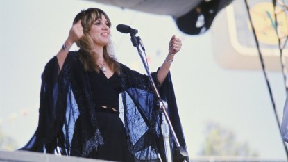 Stevie Nicks onstage in 1977