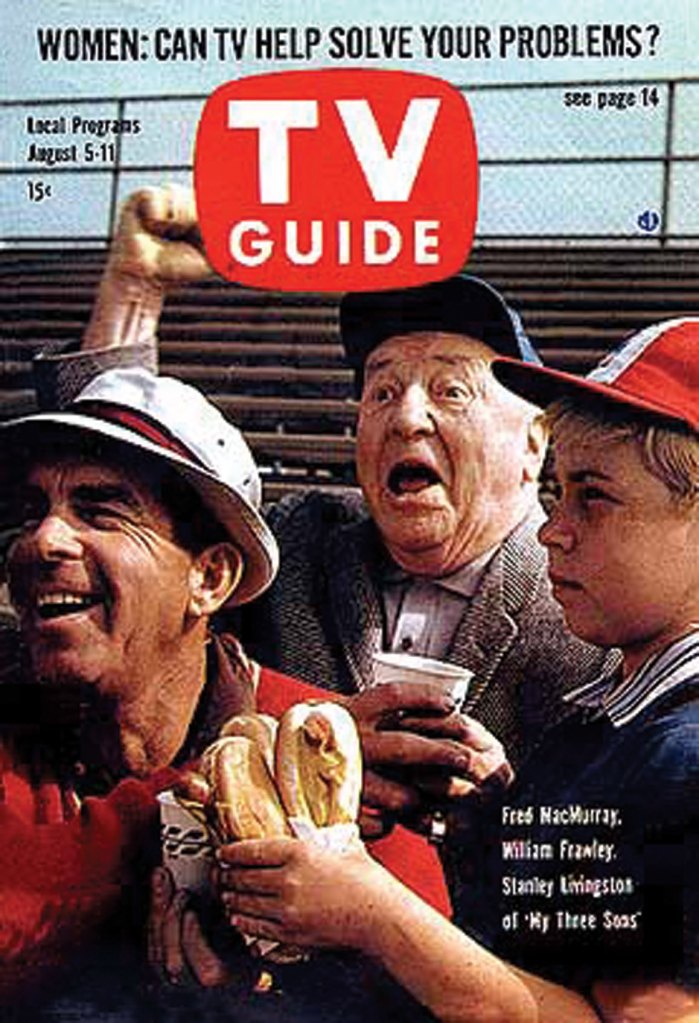 Fred MacMurray, William Frawley, Stanley Livingston, TV GUIDE cover, August 5-11, 1961.
