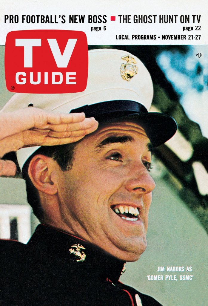 GOMER PYLE, USMC, Jim Nabors, TV GUIDE cover, November 21-27, 1964.