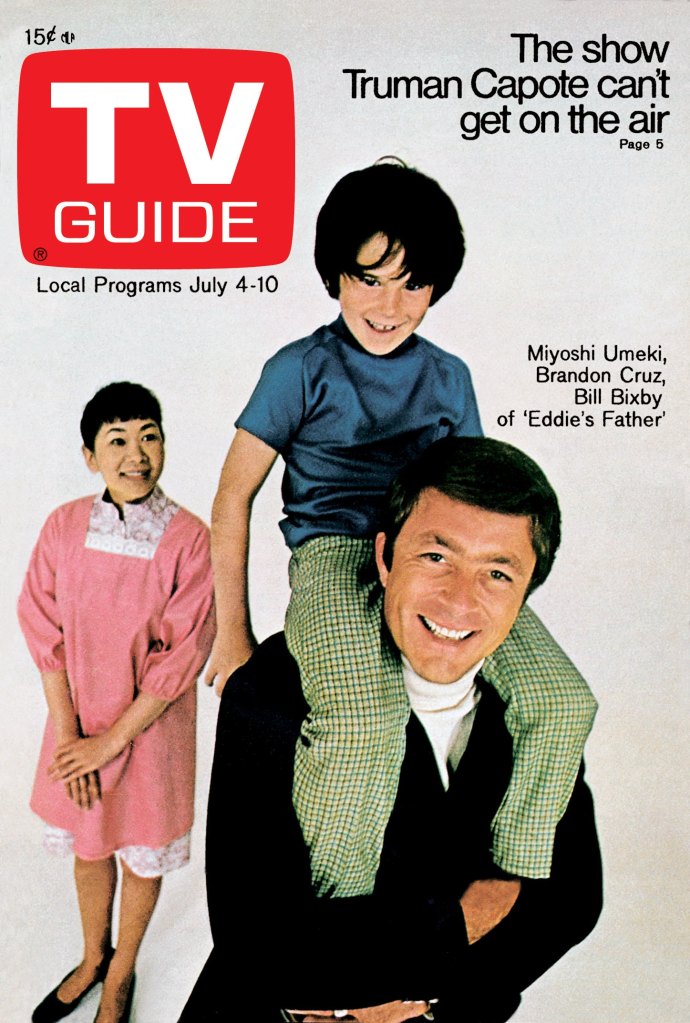 THE COURTSHIP OF EDDIE'S FATHER, Miyoshi Umeki, Brandon Cruz, Bill Bixby, TV GUIDE cover, July 4-10, 1970.