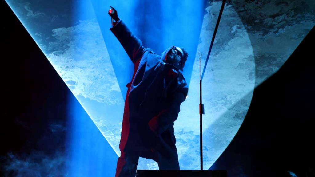 The Weeknd performs onstage during the 67th Annual GRAMMY Awards at Crypto.com Arena on February 02, 2025 in Los Angeles, California.