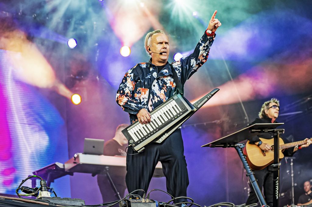 man on stage