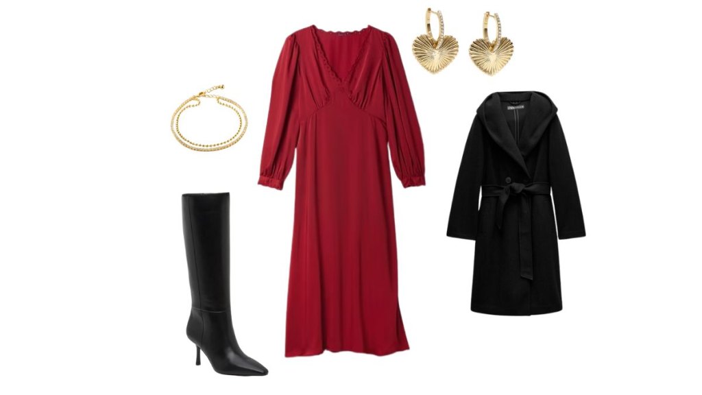 Valentine's Day outfit idea dressy