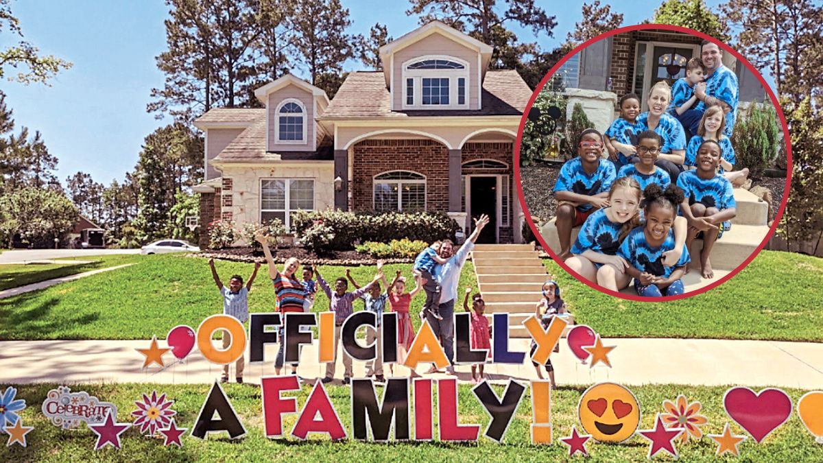 Bonura family adopts five siblings from foster care