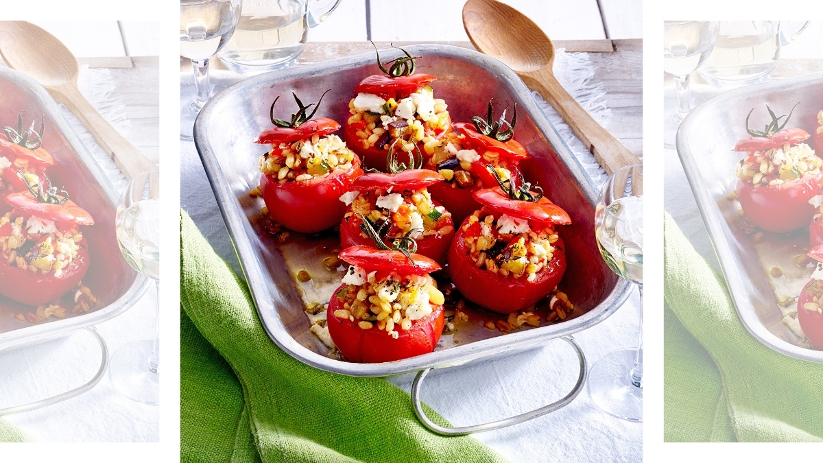 Vegetable-Stuffed Tomatoes recipe
