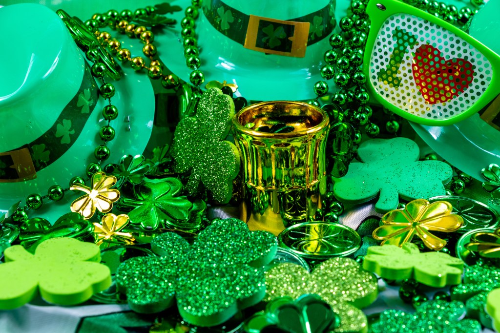 Colorful St. Patrick's Day decorations