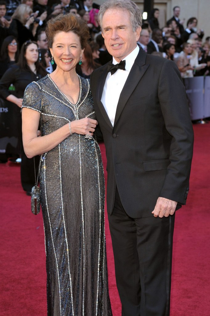 Annette Bening and Warren Beatty at the Oscars in 2011
