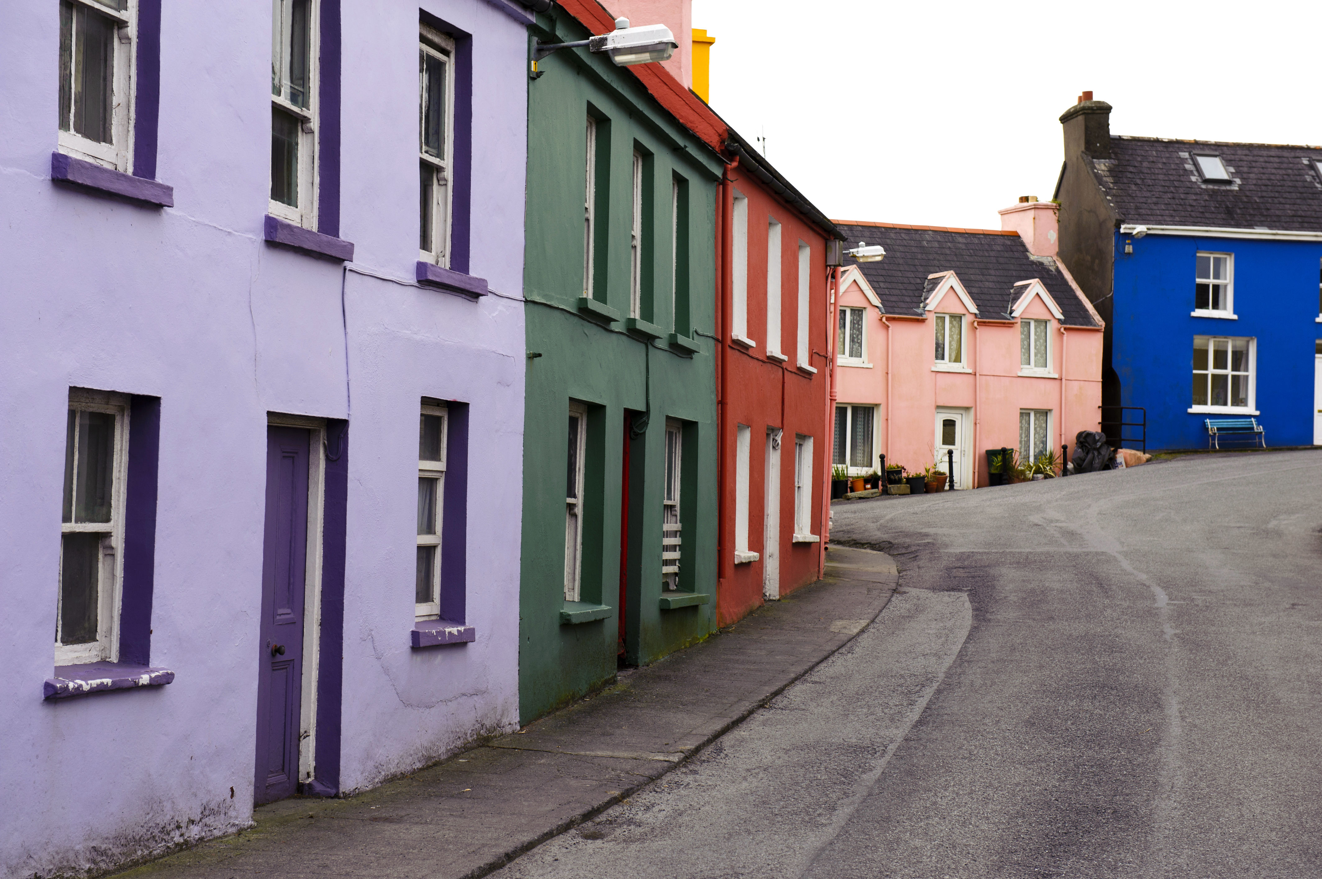 Colorful house at Eyeries, County Cork, Ireland
