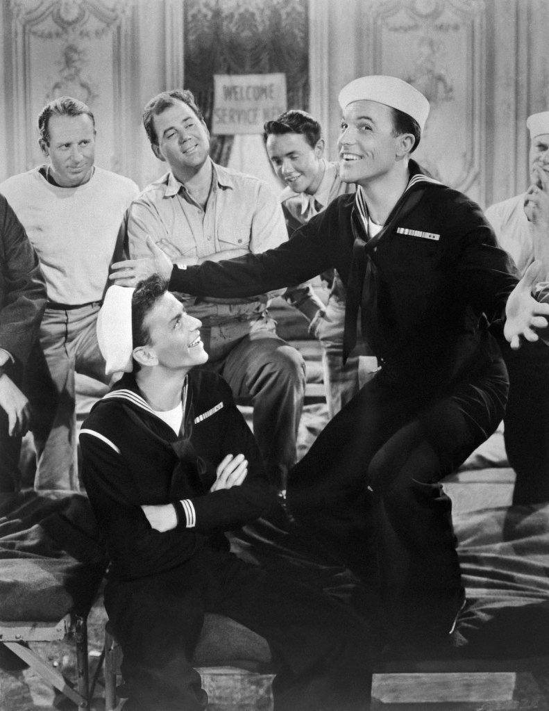 Gene Kelly and Frank Sinatra in 'On the Town' 1949