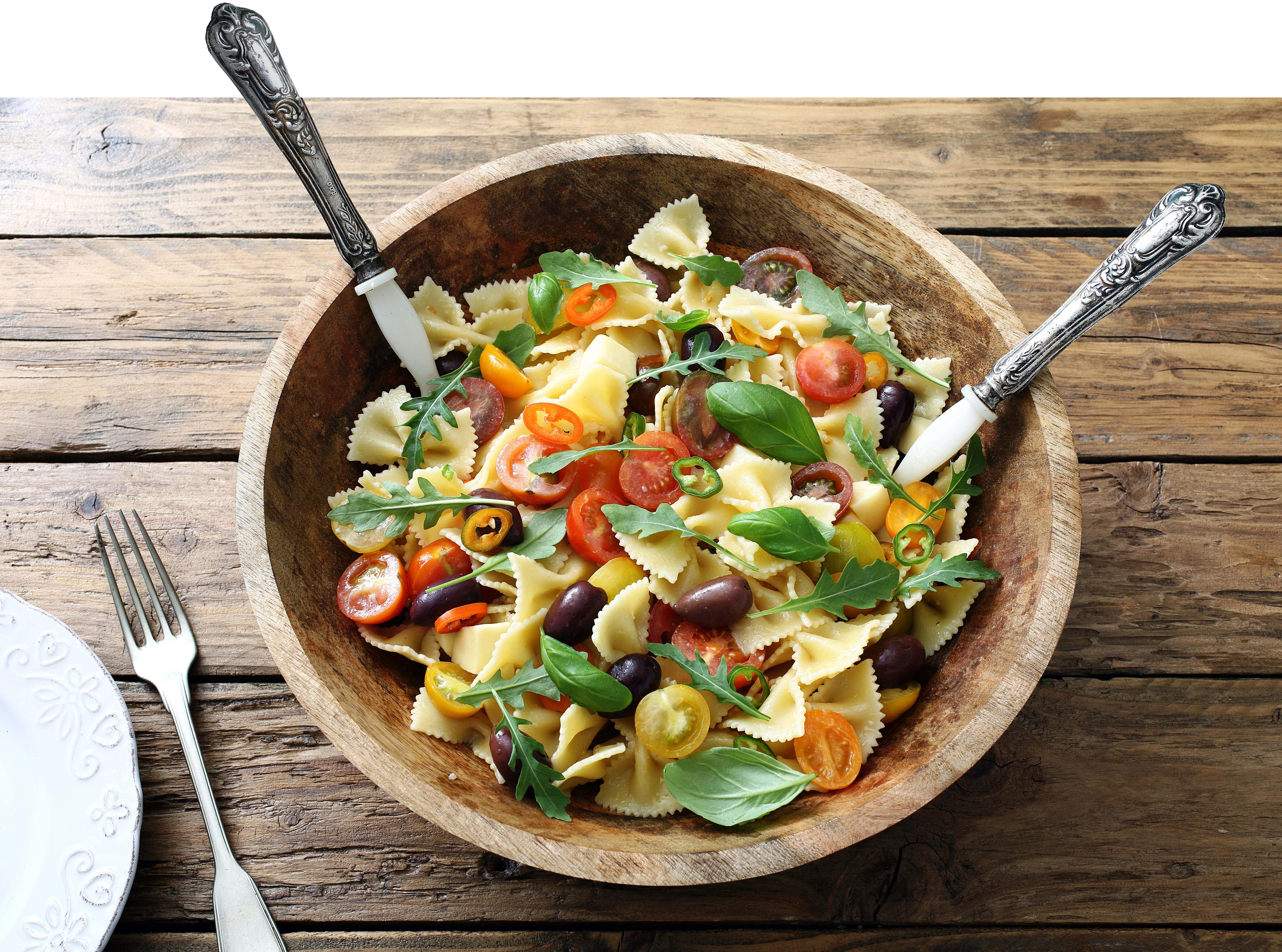 Pasta Salad with Arugula Pesto recipe