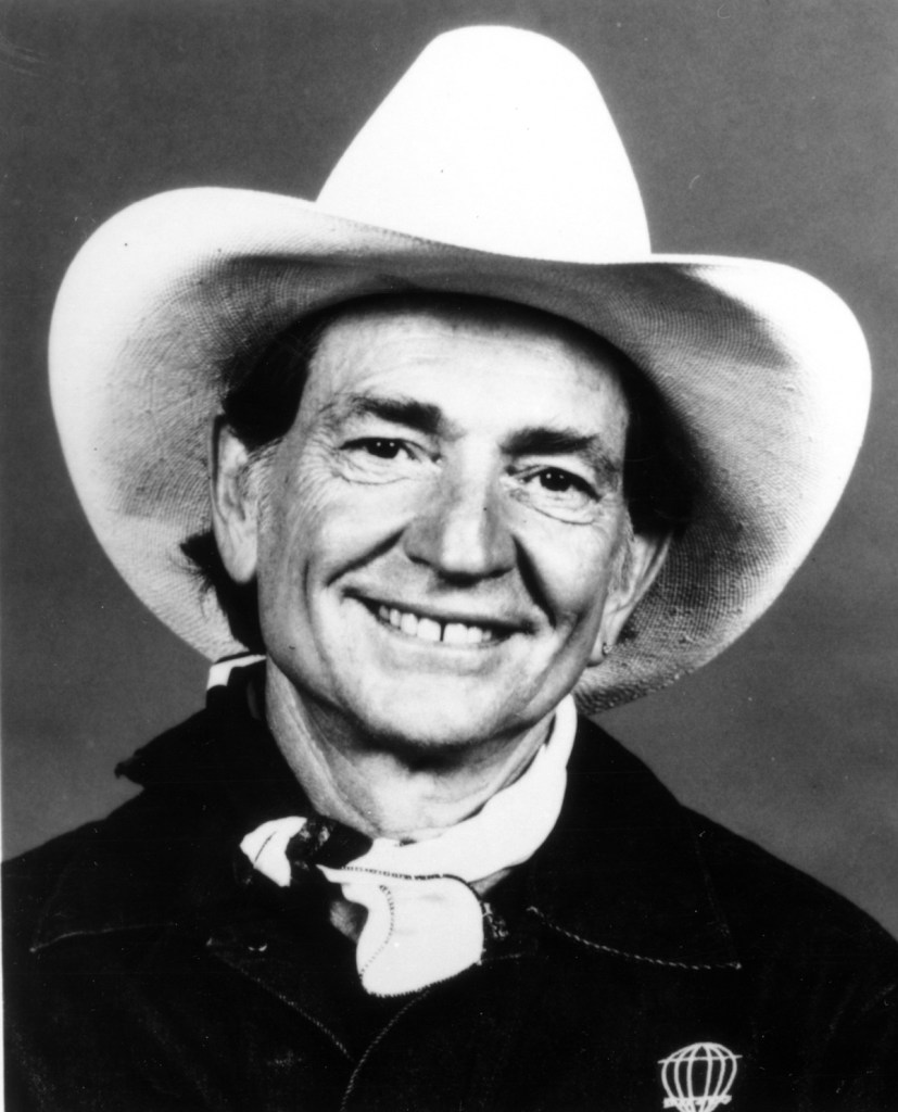 Country singer/songwriter Willie Nelson poses for a portrait wearing a cowboy hat in circa 1973