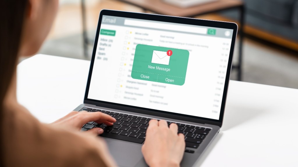 A new email