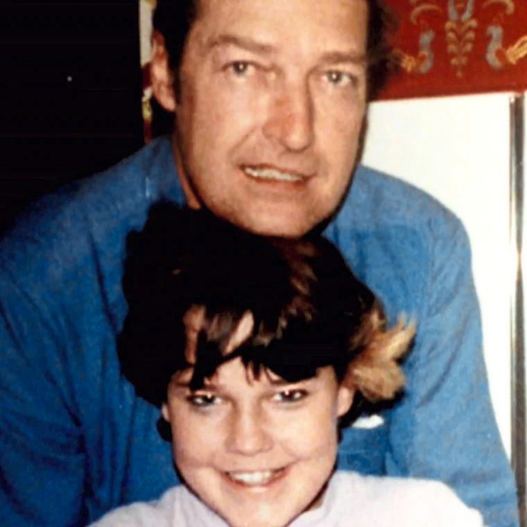 Savannah with her father