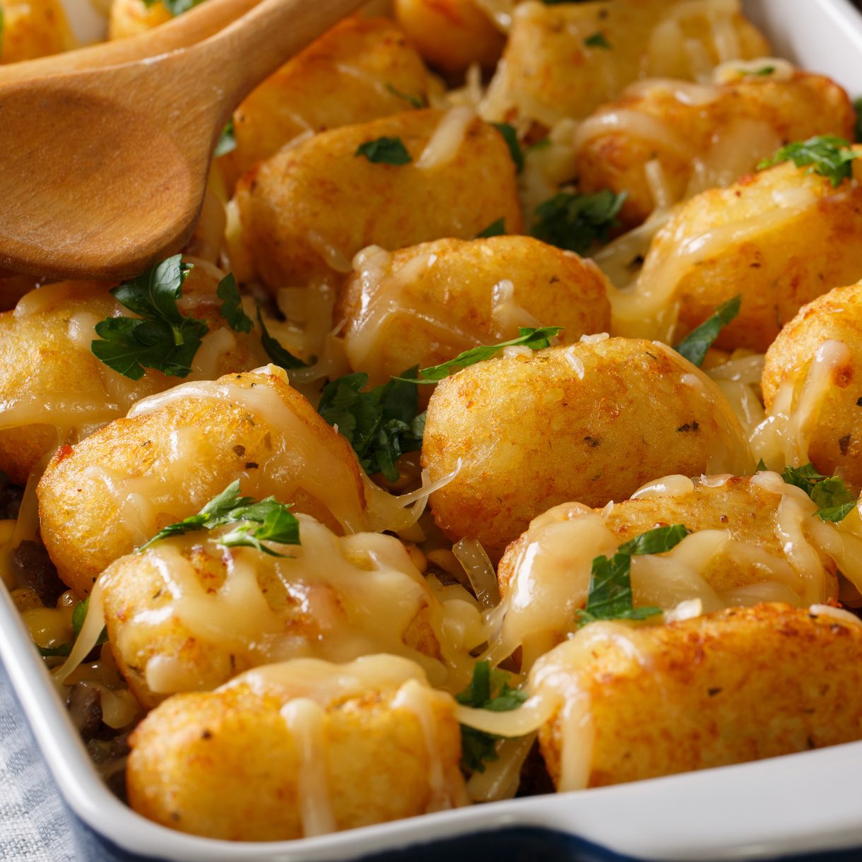 Spam tater tot casserole