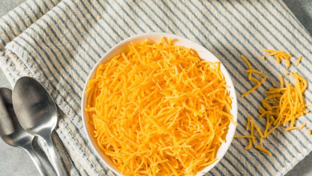 Bowl of Shredded Cheese
