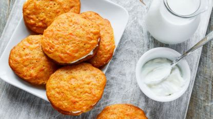 carrot cake cookies on plate