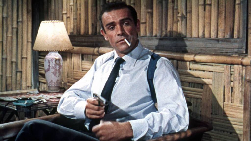 Sean Connery in Dr No; james bond actors in order