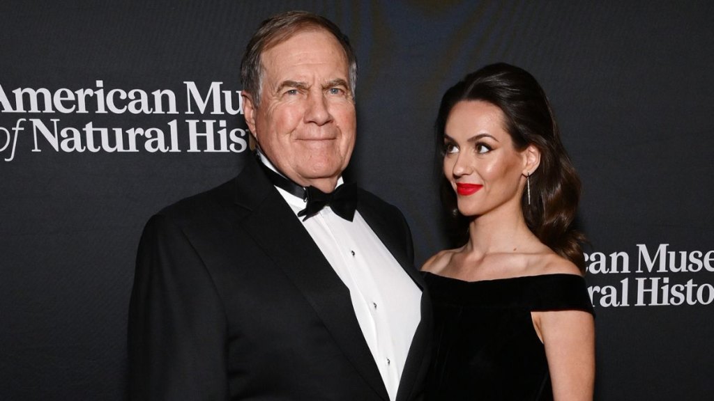Bill Belichick and Jordon Hudson in 2024