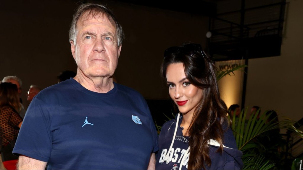Bill Belichick and Jordon Hudson in 2025
