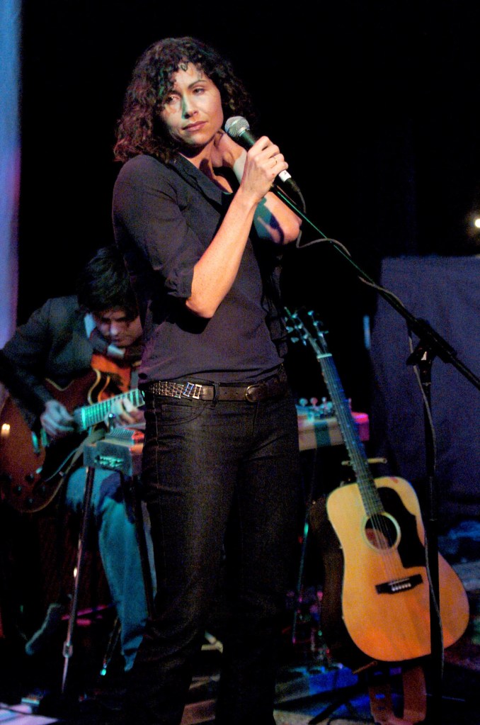 Minnie Driver onstage in 2004