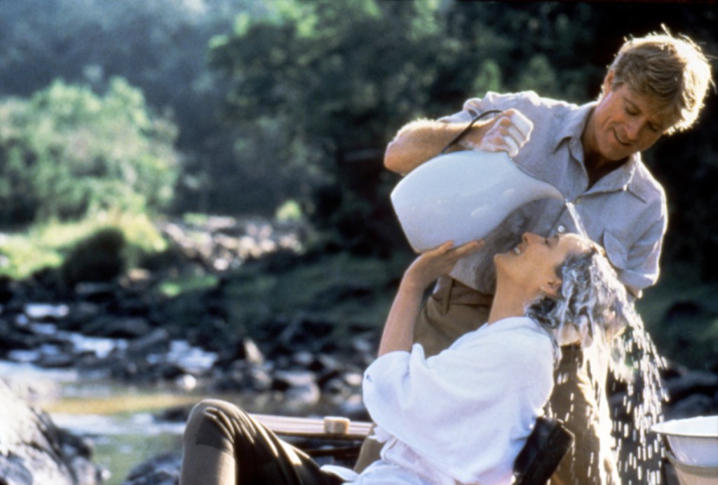 Robert Redford and Meryl Streep in 'Out of Africa' 1985