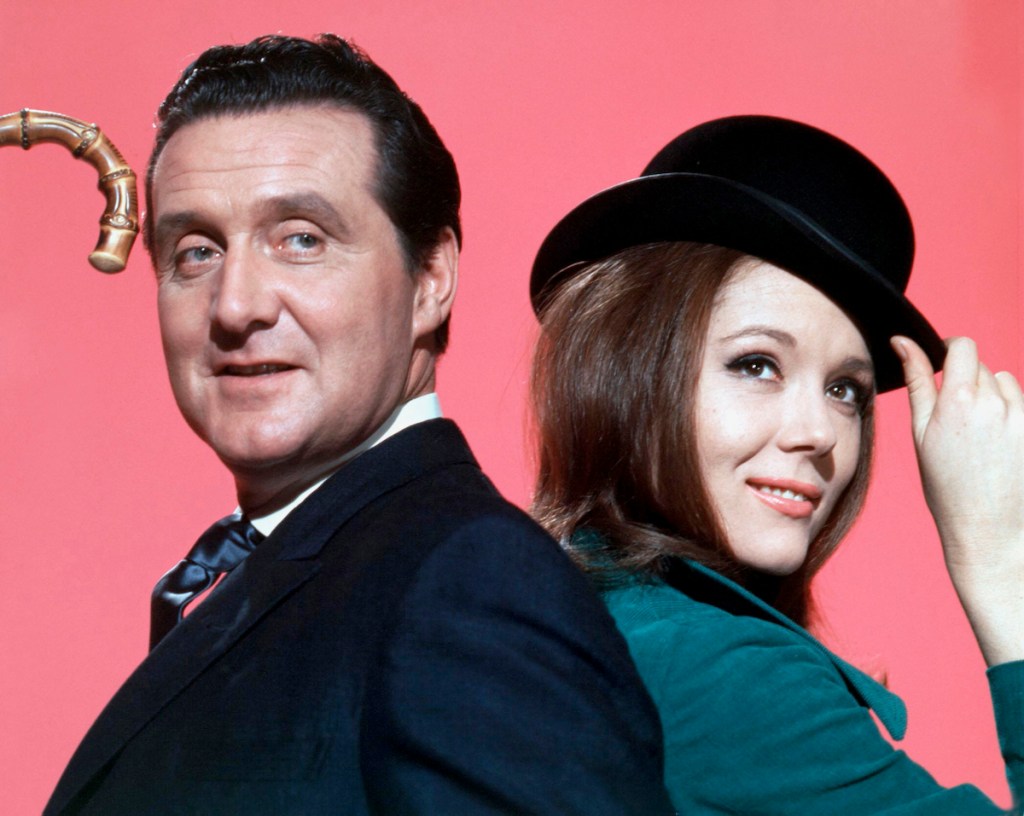 Patrick Macnee and Diana Rigg in 'The Avengers' 1968