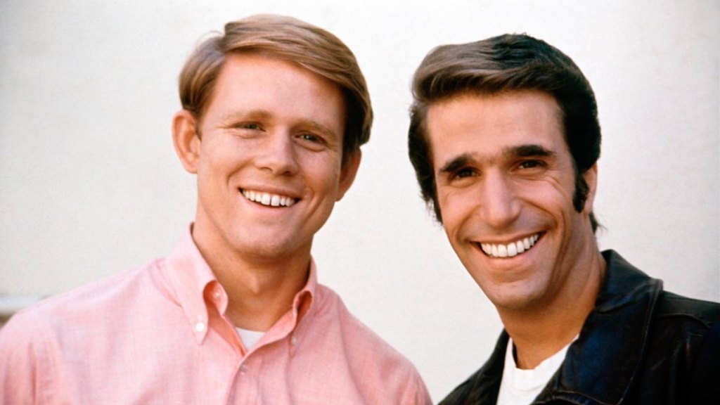 Ron Howard and Henry Winkler in the 1970s