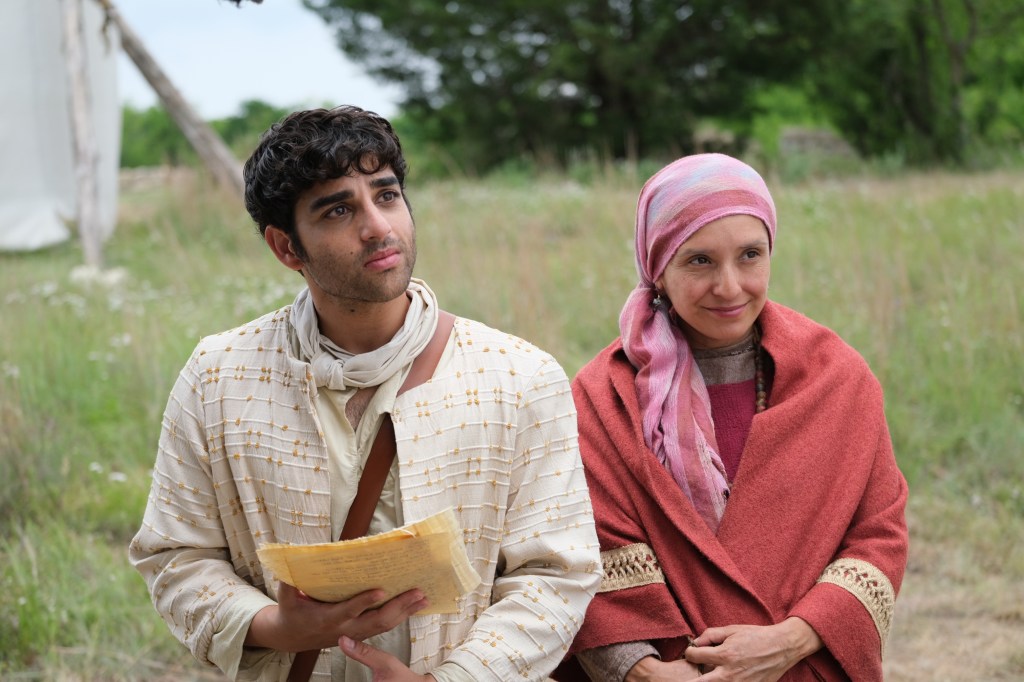 Matthew and Mother Mary at Sermon on The Mount in Season 3